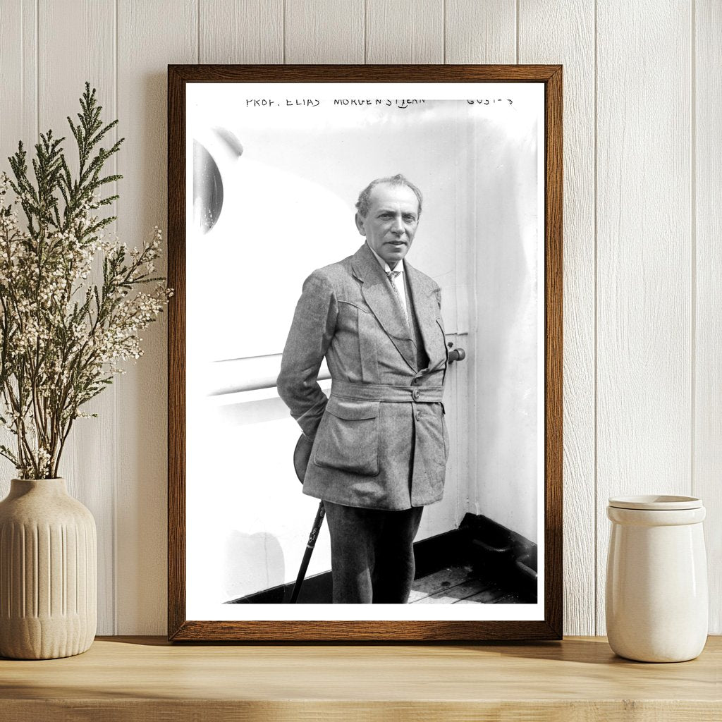1920s Academic Icon: Professor Elias Morgenstern Portrait