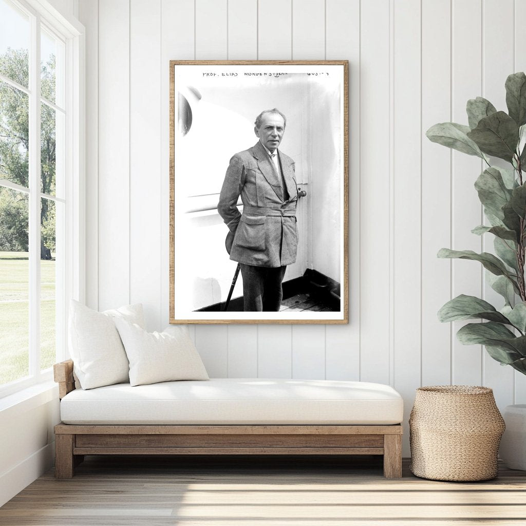 1920s Academic Icon: Professor Elias Morgenstern Portrait