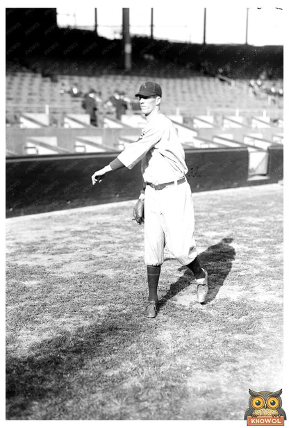 1923 Baseball Legend R.M. Graves in Action
