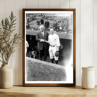 1923 Iconic Duel: Giants McGraw & Yankees Huggins
