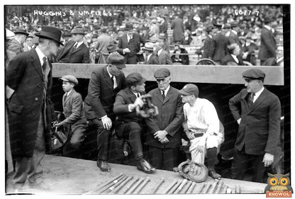 1923 Baseball Managers & Umpires at Historic Game