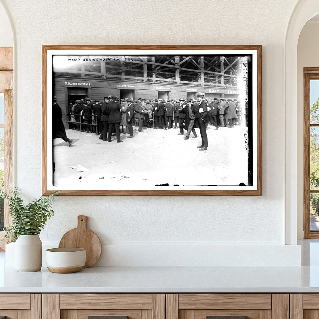 1923 World Series: Fans Queue for Yankee Stadium Seats