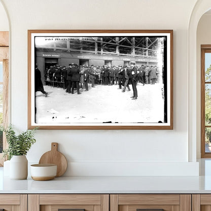 1923 World Series: Fans Queue for Yankee Stadium Seats