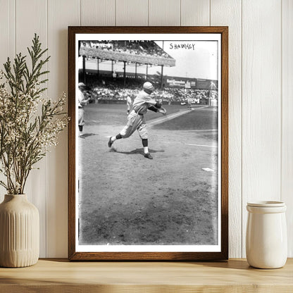 1921 New York Yankees Pitcher in Action