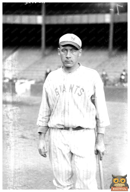1923 New York Giants Catcher in Action - Baseball History