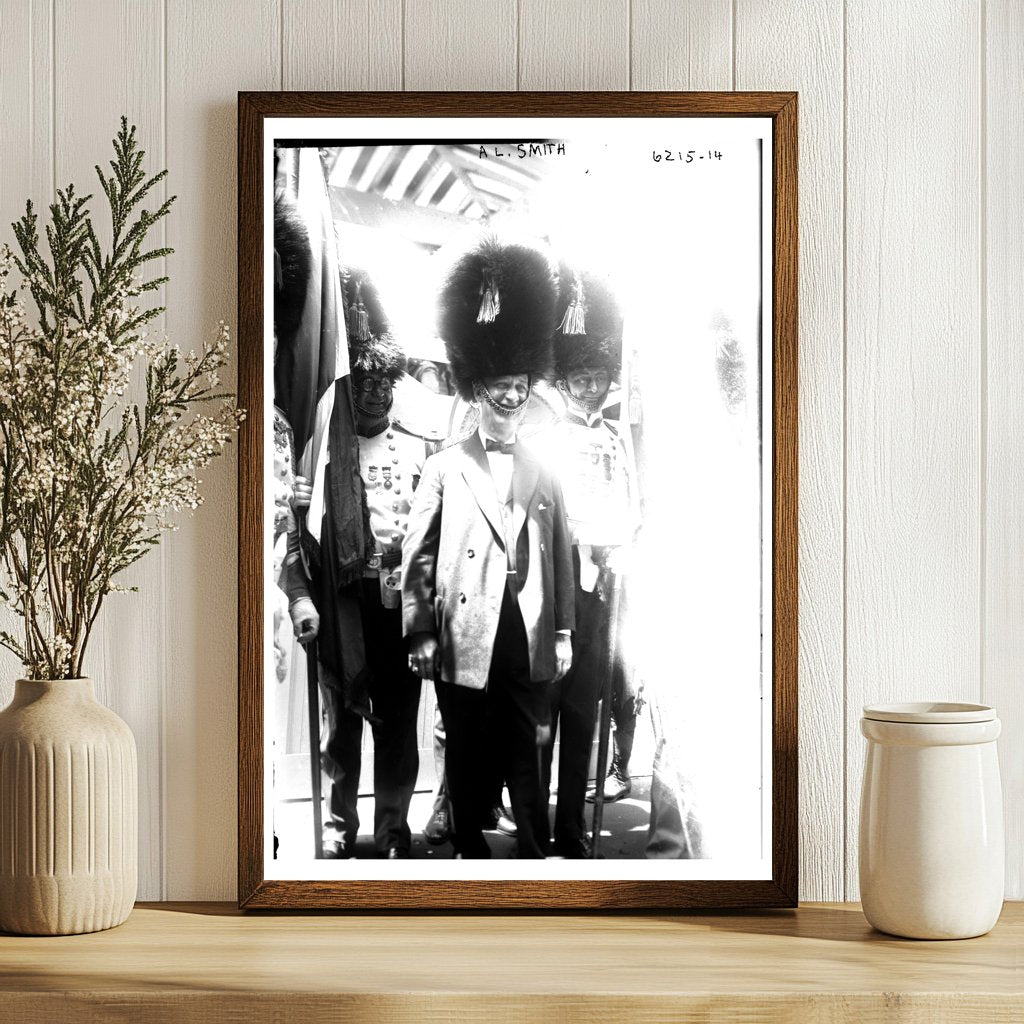 Historic 1924 Image of Al Smiths Political Era