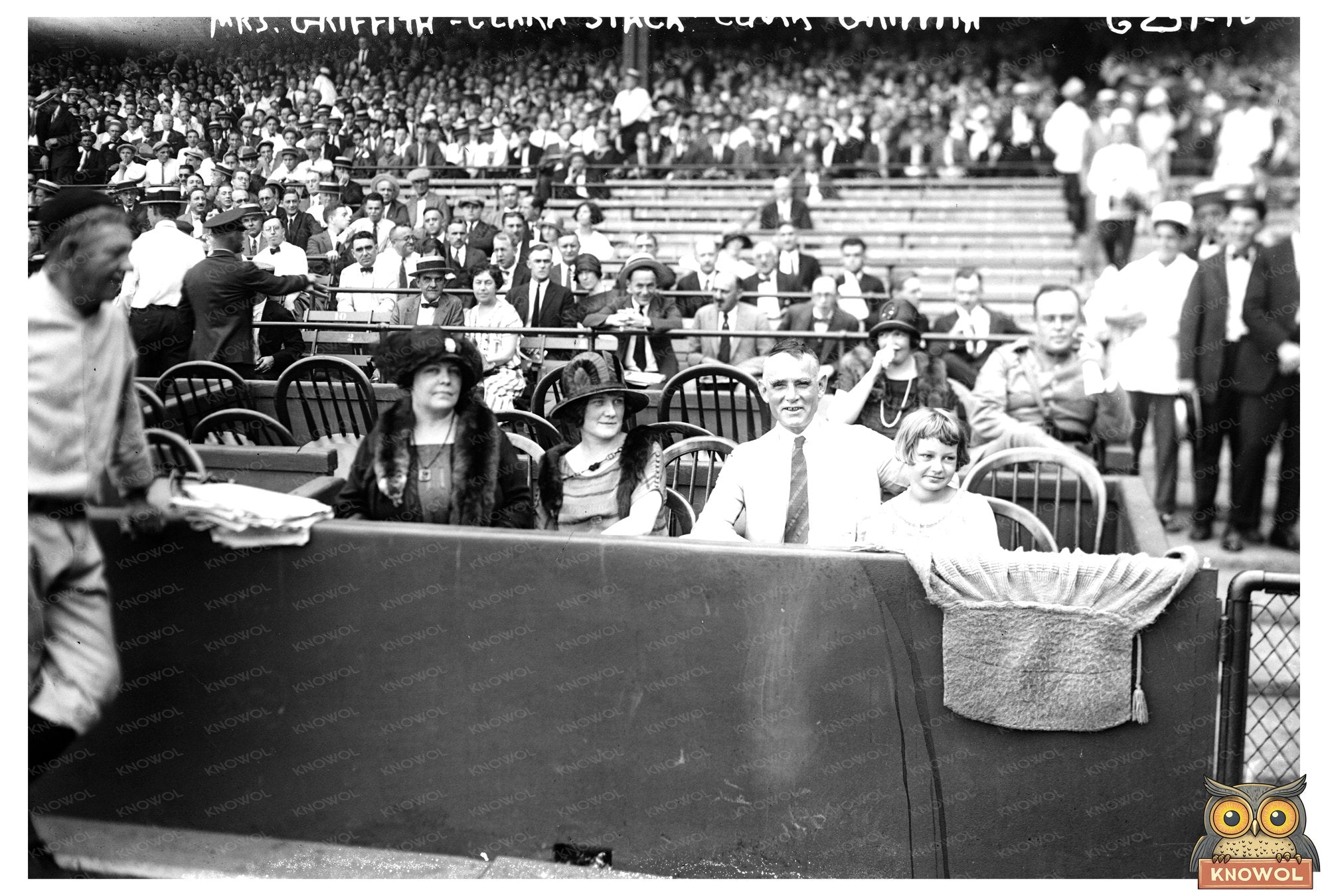 1924 Moment: Mrs. Griffith & Clara Stack in Baseball