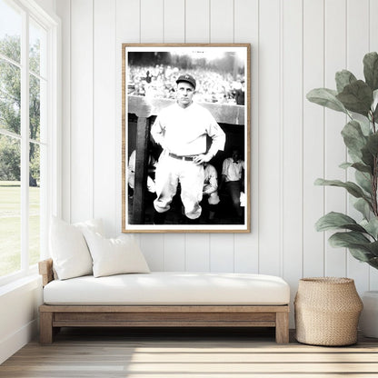 1924 Washington Baseball Star Ossie Bluege Portrait