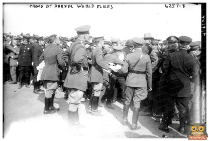 Historic Welcome: Crowd Cheers World Fliers in 1924