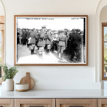 Historic Welcome: Crowd Cheers World Fliers in 1924