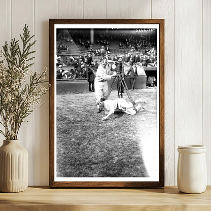 1923 Baseball Legends: Altrock & Schacht in Action