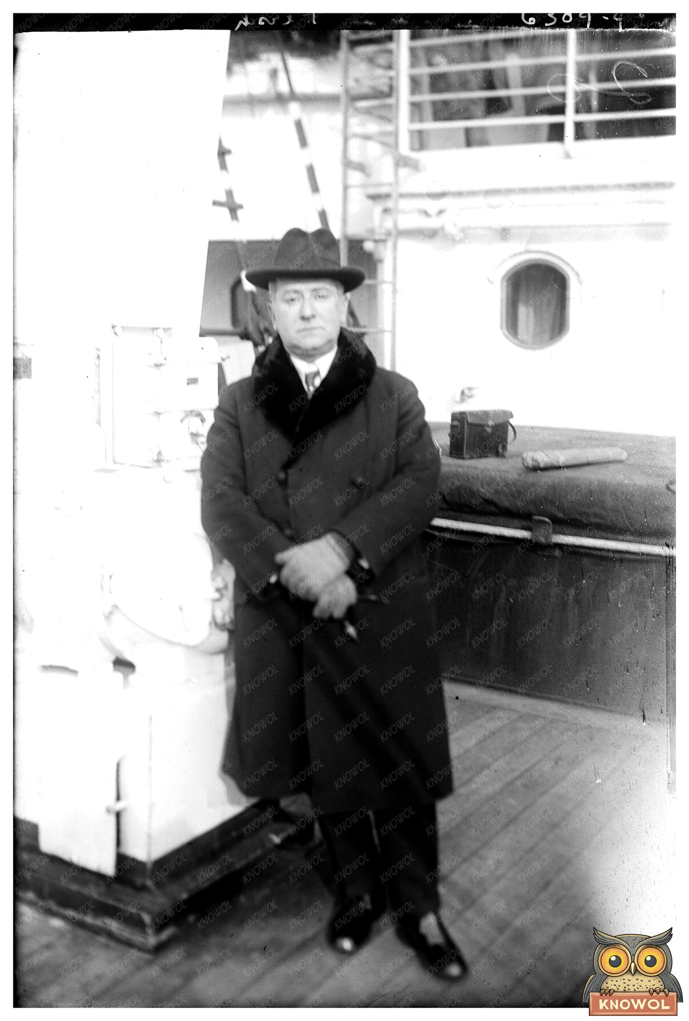 Early 20th Century Portrait of a Mysterious Figure