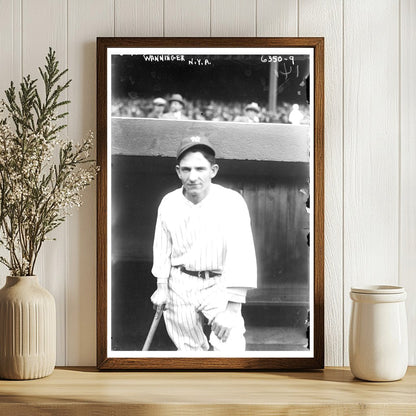 1926 Baseball Snapshot of Pee-Wee Wanninger
