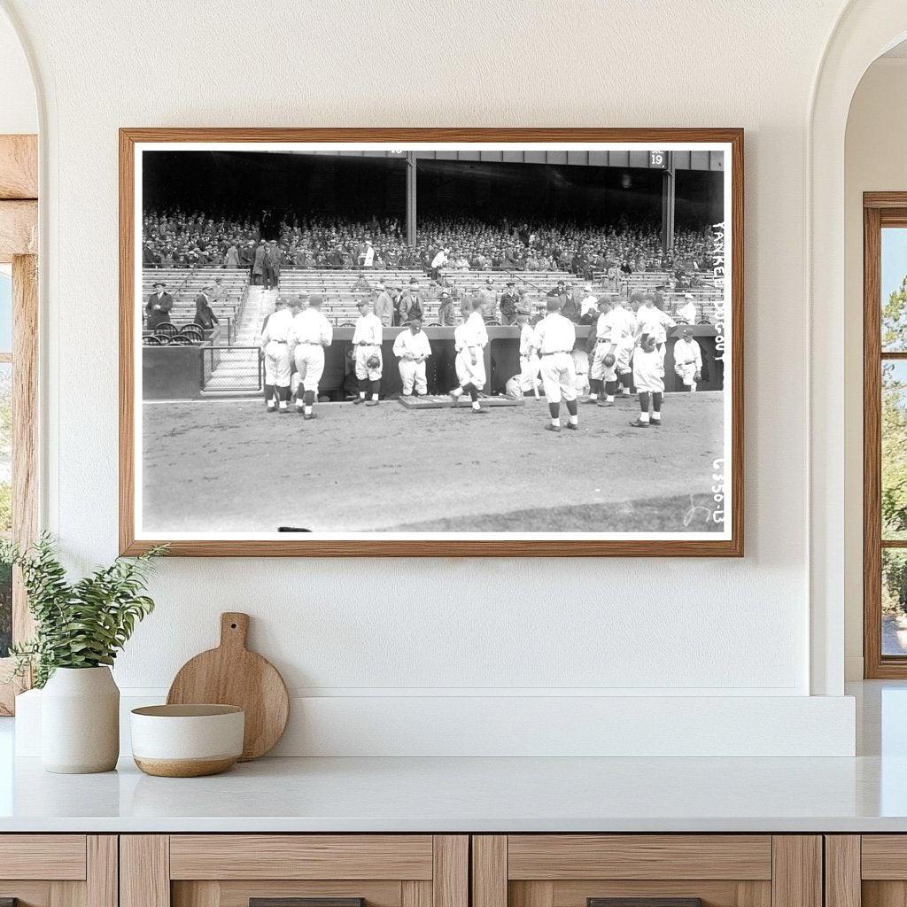 1925 Yankee Dugout Moment: Baseball History Capture