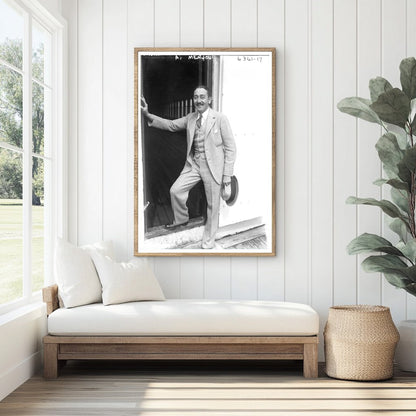 1925 Portrait of a Dapper Silent Film Star