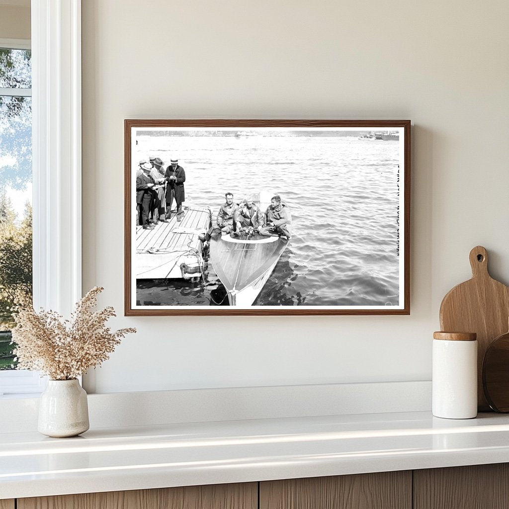 1925 Historic Team Portrait: Chapman, Johnson & Wood