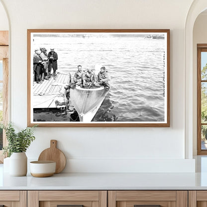 1925 Historic Team Portrait: Chapman, Johnson & Wood