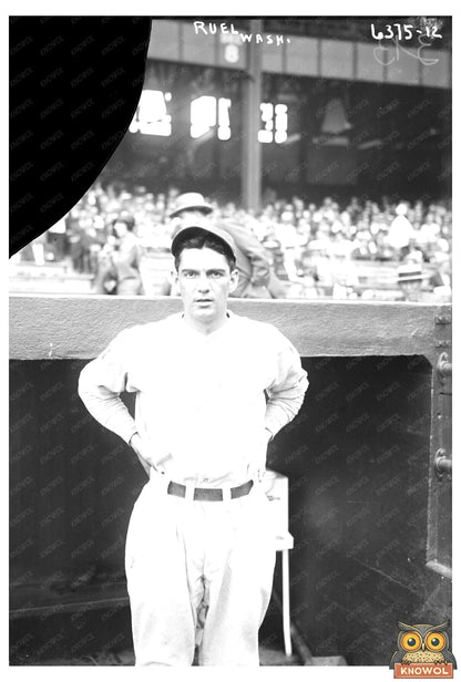 1923 Vintage Baseball Star Muddy Ruel in Action