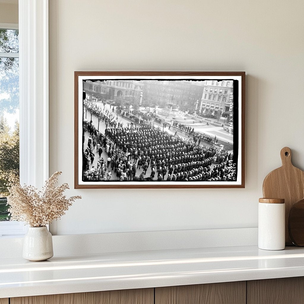 1925 K.T. Parade: Officers in Vibrant Uniforms