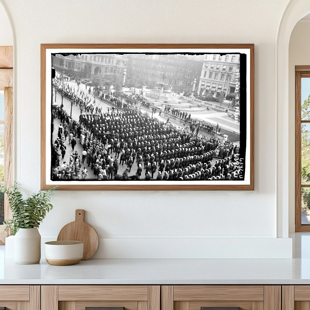 1925 K.T. Parade: Officers in Vibrant Uniforms