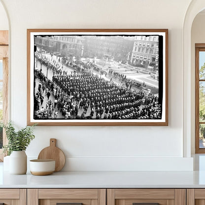 1925 K.T. Parade: Officers in Vibrant Uniforms