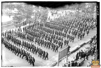 1925 K.T. Parade: Officers in Stunning Formation