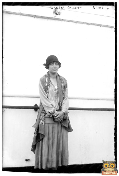 1925 Womens Golf Pioneer Glena Collett in Action