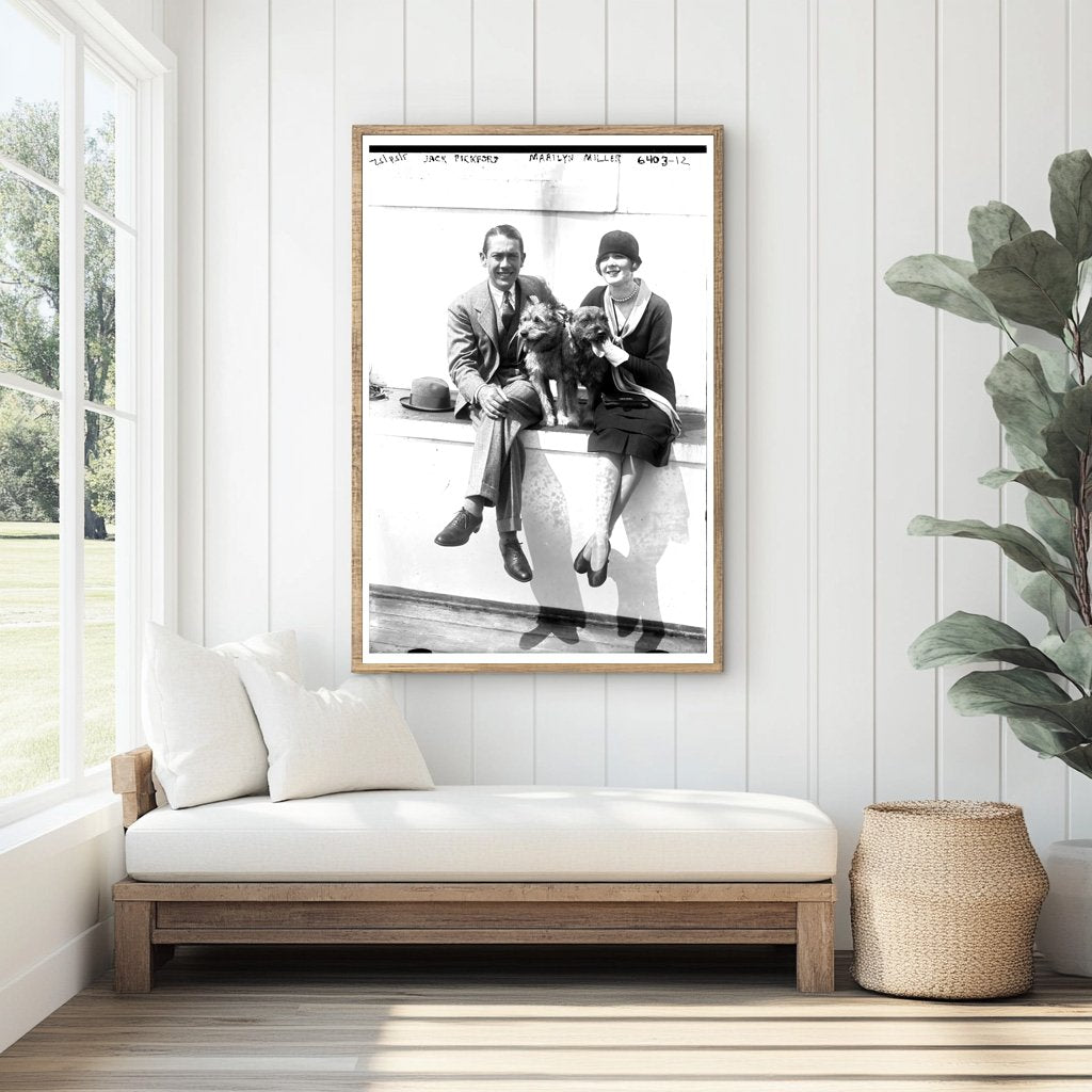 1925 Glamour: Jack Pickford & Marilyn Miller Portrait