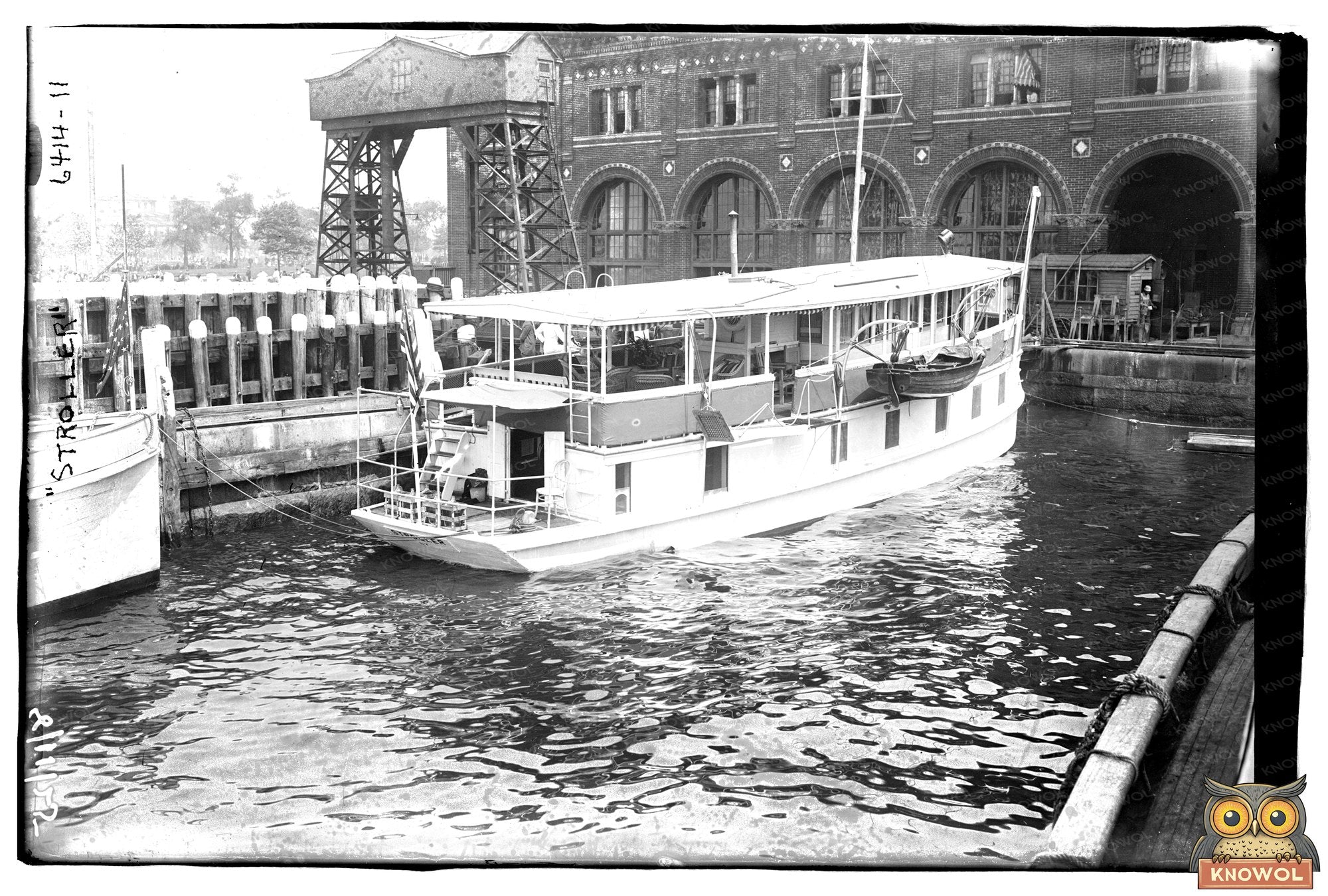 1925 Street Scene Featuring Vintage Baby Stroller