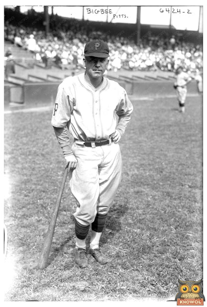 1924 Pittsburgh Pirates Outfielder in Action