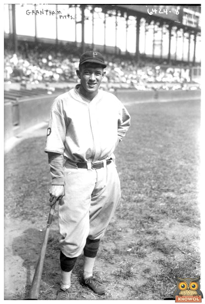 1925 Pittsburgh Baseball Star George Grantham Portrait