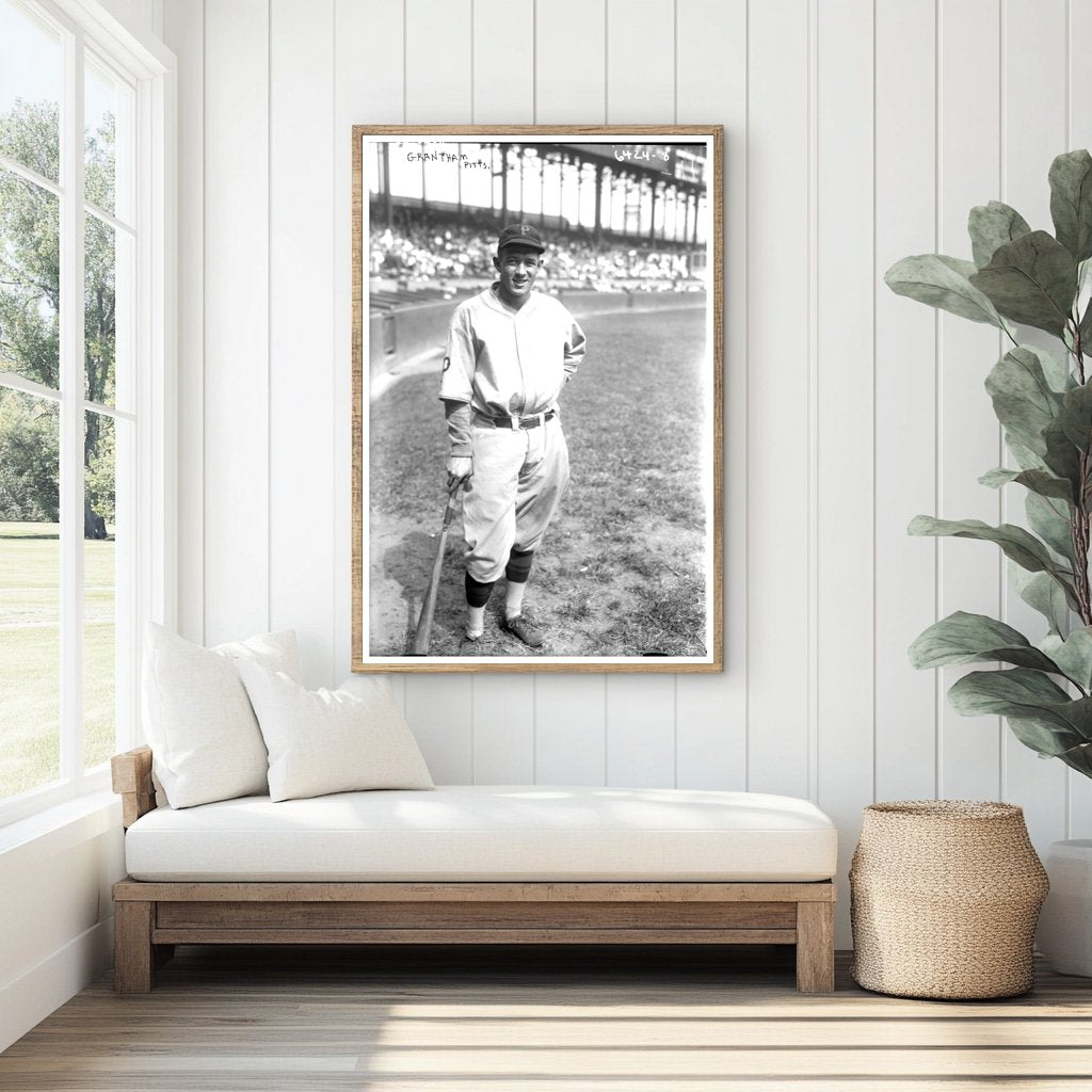 1925 Pittsburgh Baseball Star George Grantham Portrait
