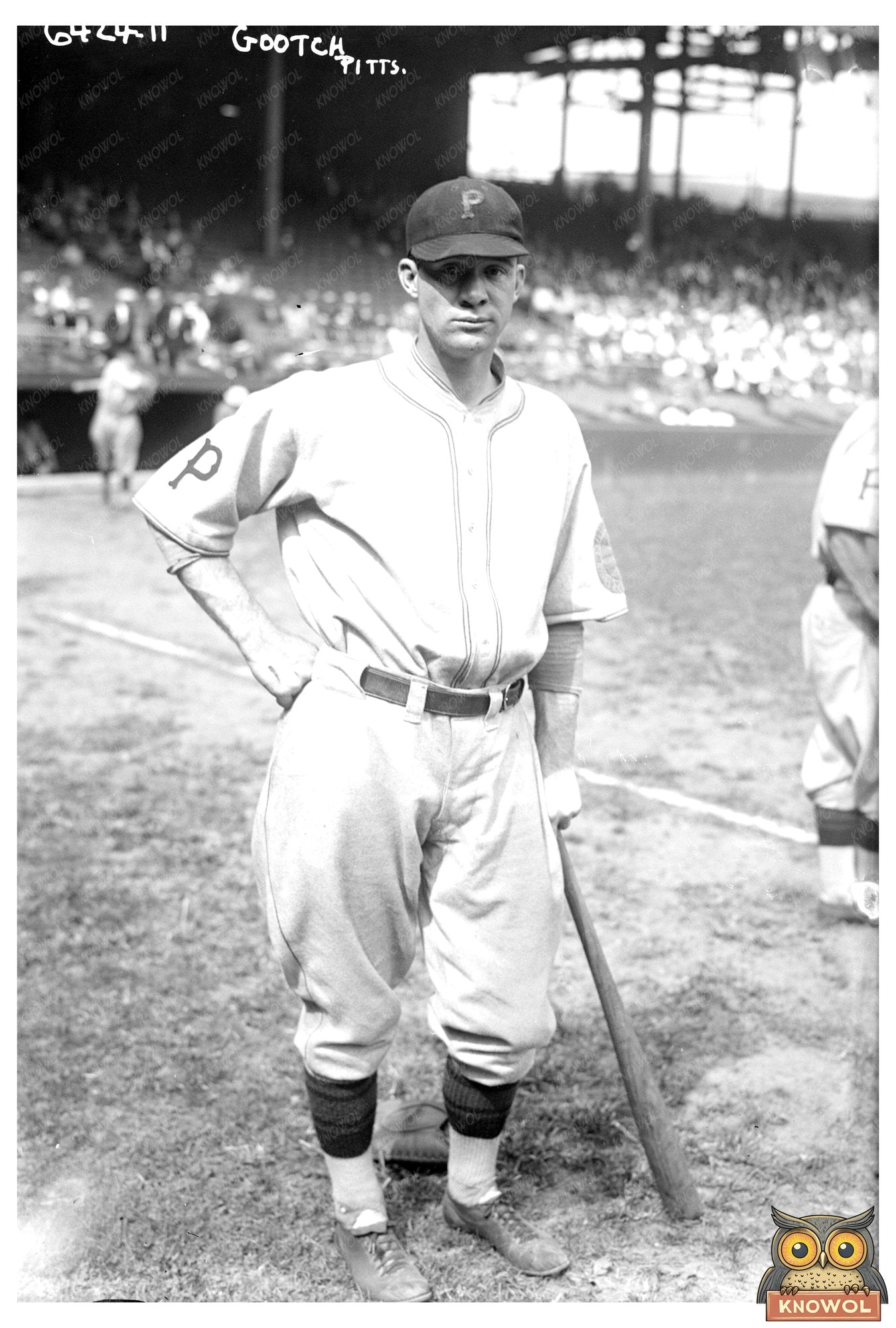 1925 Pittsburgh Pirates Catcher in Action