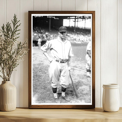 1925 Pittsburgh Pirates Catcher in Action