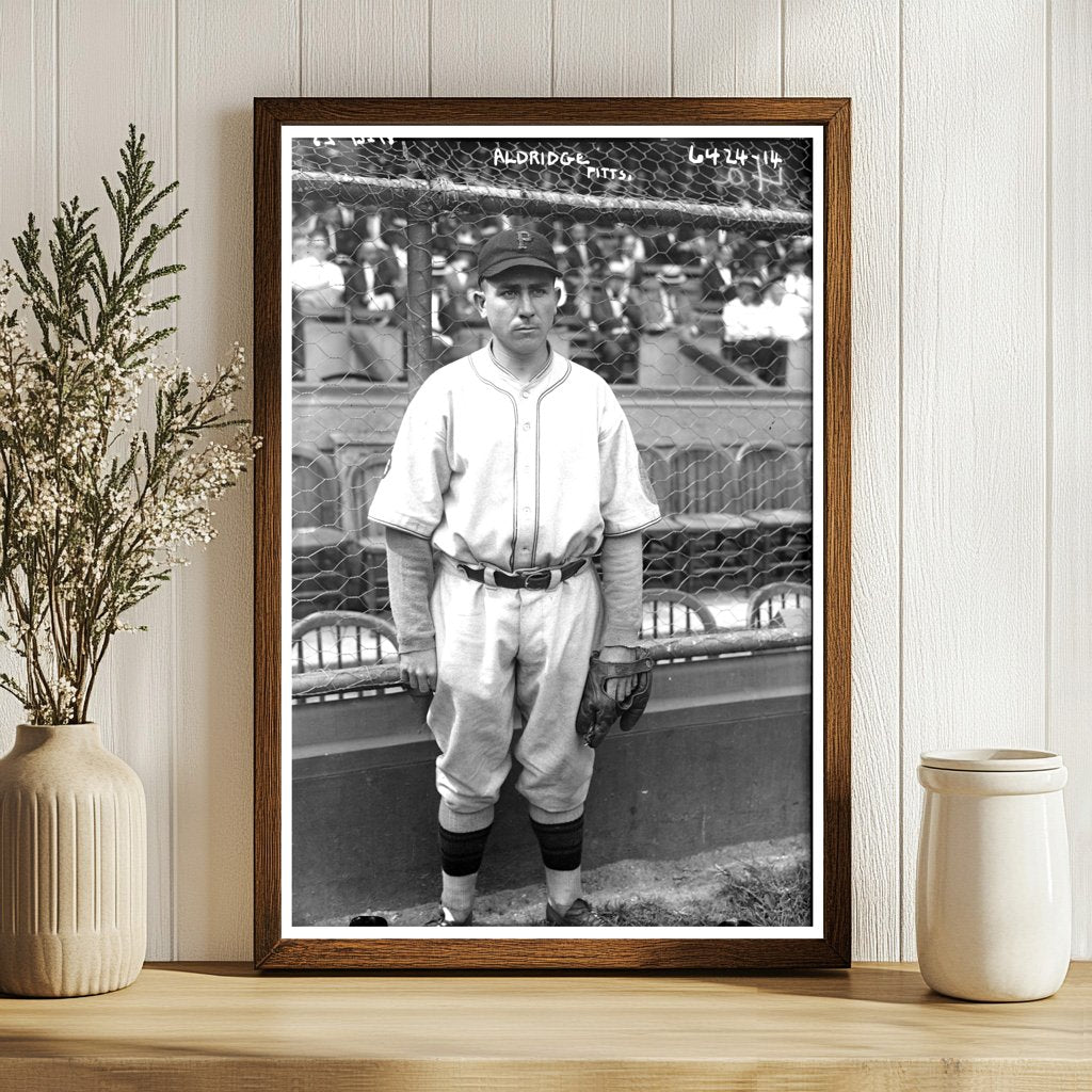 1925 Pittsburgh Pirates Ace Pitcher in Action