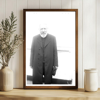 Early 20th-Century Public Health Advocate Portrait