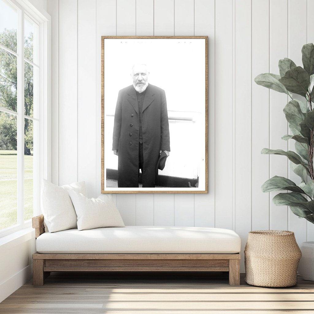 Early 20th-Century Public Health Advocate Portrait