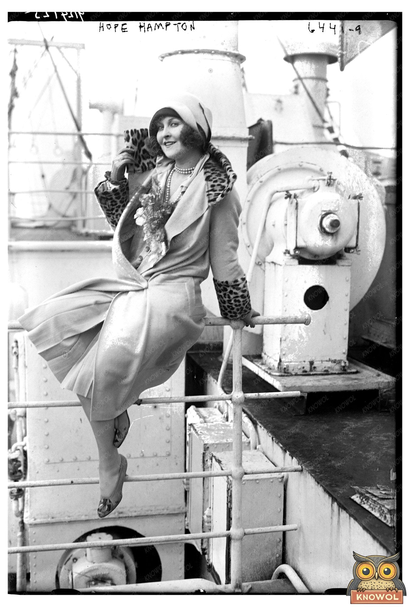 1925 Portrait of Hope Hampton: Glamour & Grace