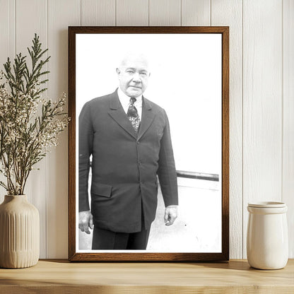 Iconic Portrait of a 20th Century Political Leader