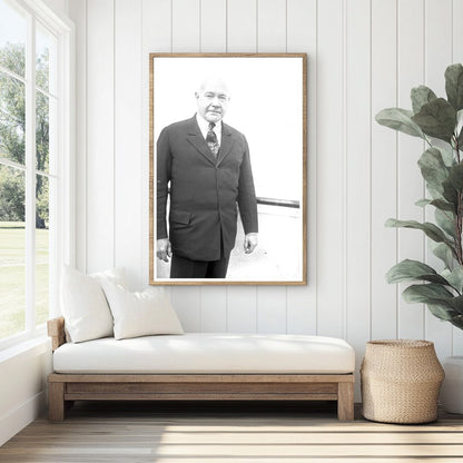 Iconic Portrait of a 20th Century Political Leader