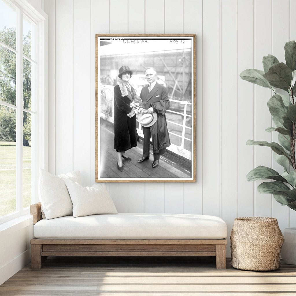 1925 Vintage Portrait of a Hollywood Pioneer Couple