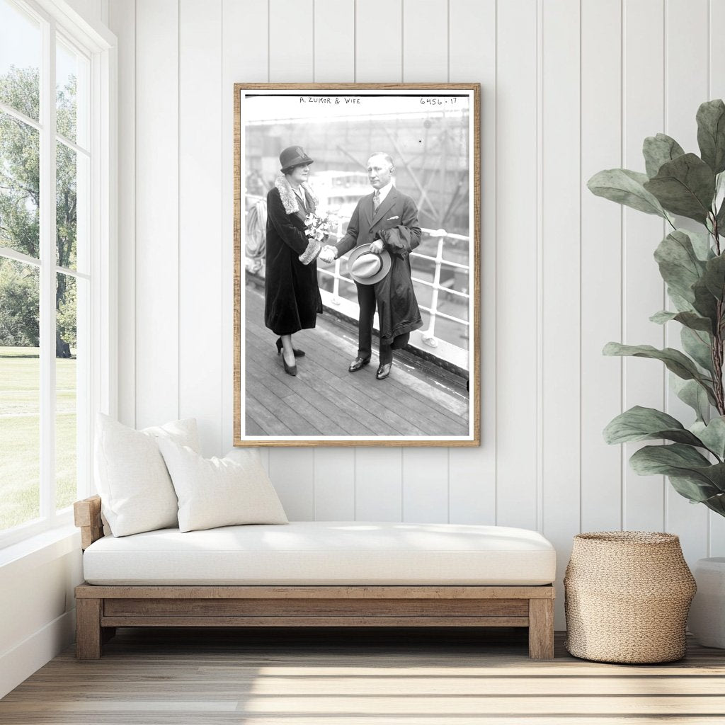 1925 Portrait of Cinema Pioneer and His Wife