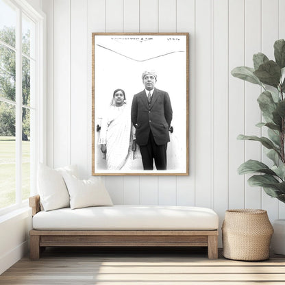 1925 Elegant Portrait of a Stylish Couple