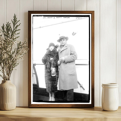 1925 Snapshot of Cinema Icons Jas. Cruze & Betty Compson
