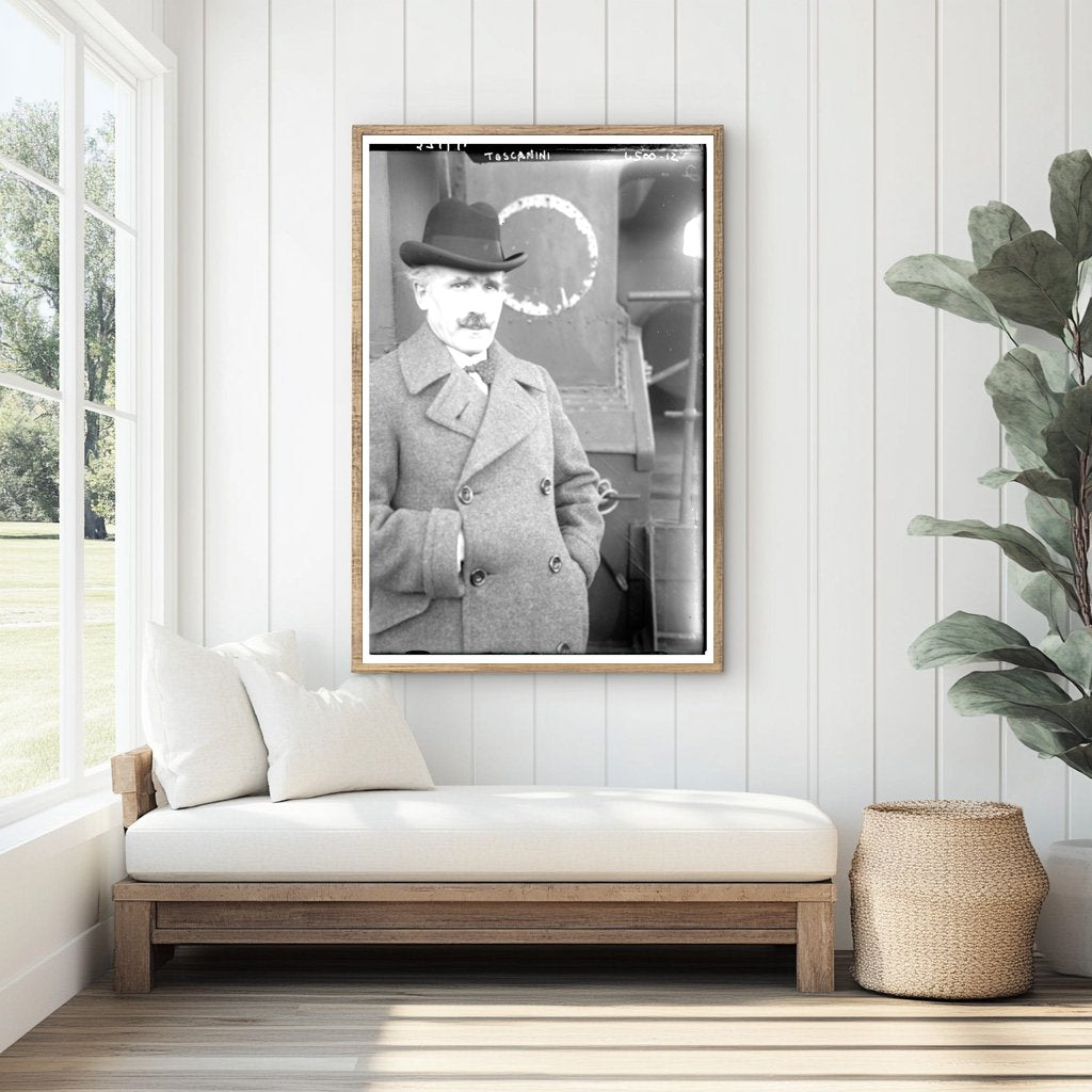 Dynamic Conductor Toscanini in 1926 Performance