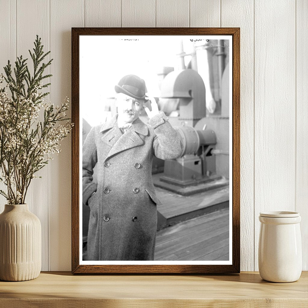 Dynamic Portrait of Toscanini, Iconic Conductor 1928