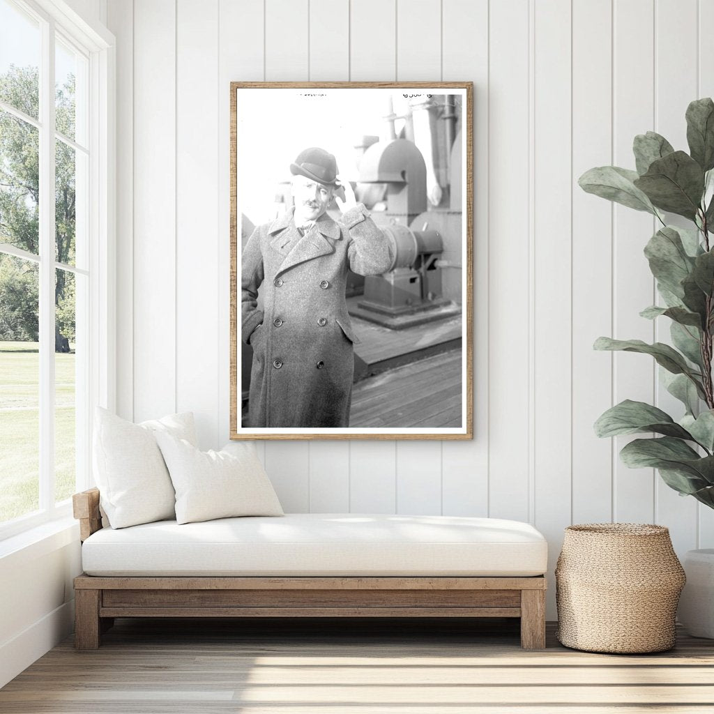 Dynamic Portrait of Toscanini, Iconic Conductor 1928