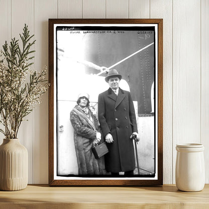 1926 Portrait of Oscar Hammerstein II with Dorothy