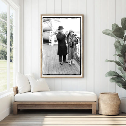 1926 Iconic Duo: Ray Goetz & Meller Portrait