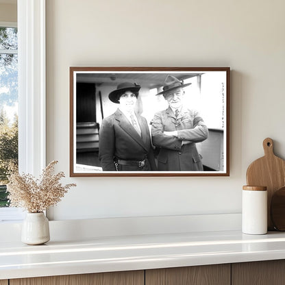 1926 Portrait of Boy Scouts Founder with His Wife